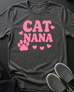 Cat Nana Tee Gift For Grandma