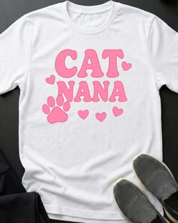 Cat Nana Tee Gift For Grandma