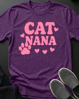 Cat Nana Tee Gift For Grandma
