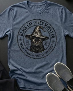 Bc Coven Supply Tee Gift For Cat Lover