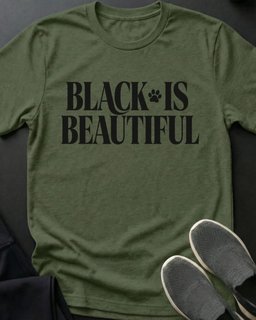 Black Is Beautiful Tee Gift For Cat Lover