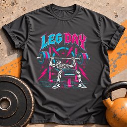 Leg Day Logic T Shirt Gift For Fitness Lover