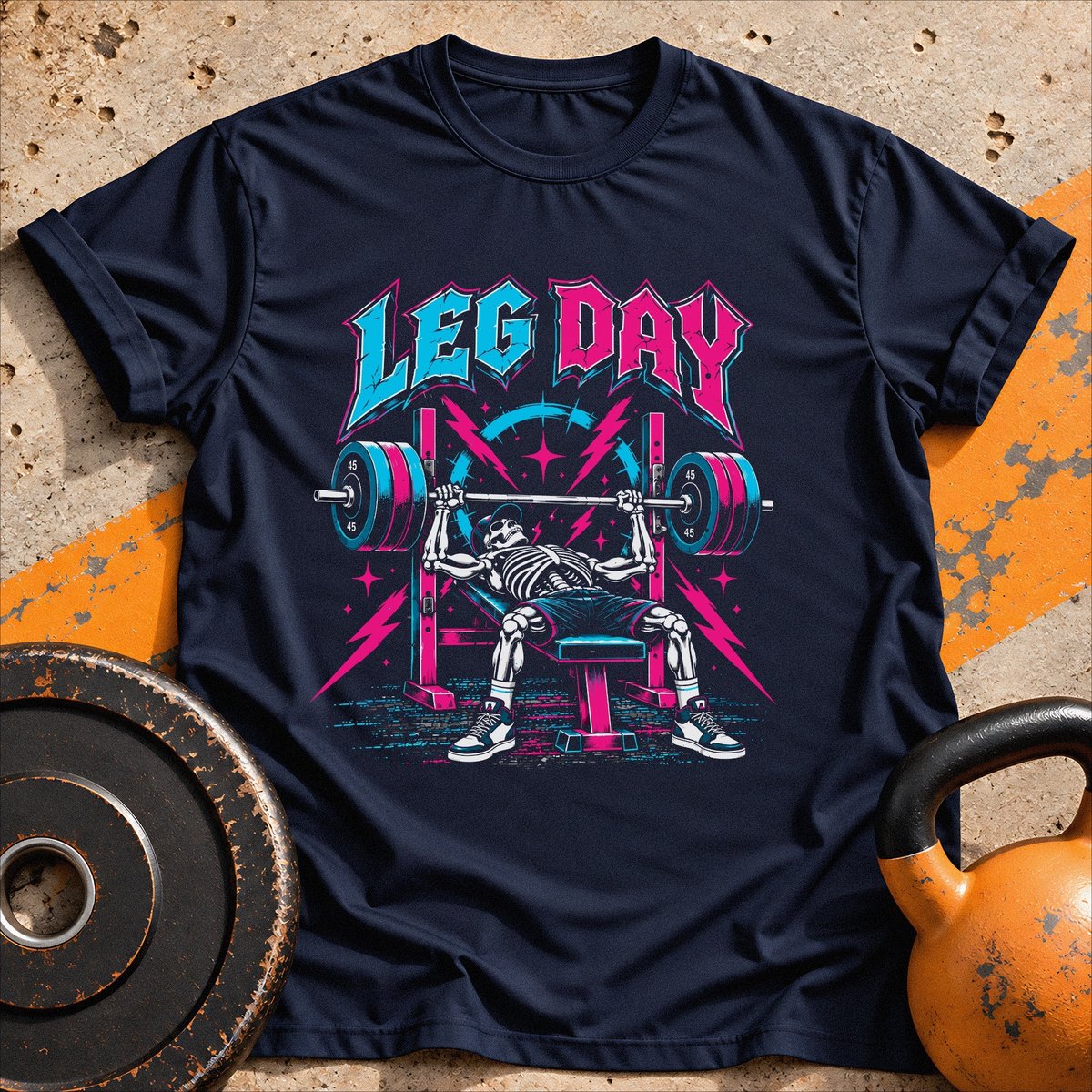 Leg Day Logic T Shirt Gift For Fitness Lover