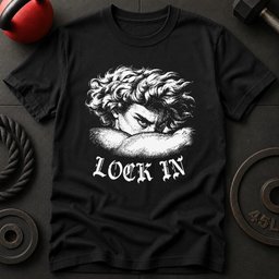 Lock In Fallen Angel T Shirt Gift For Fitness Lover