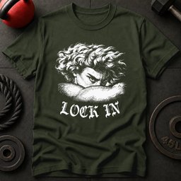 Lock In Fallen Angel T Shirt Gift For Fitness Lover
