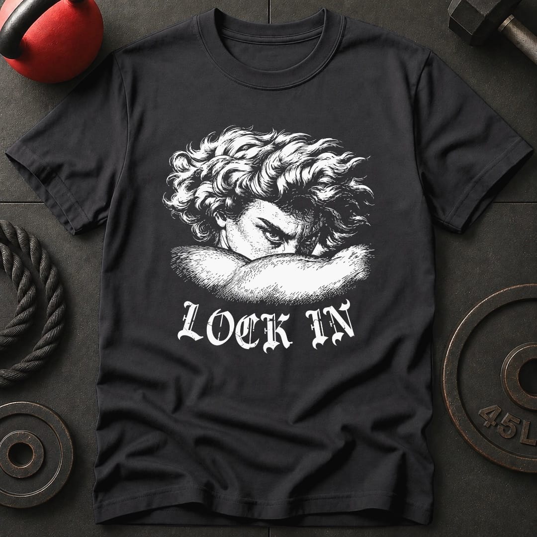 Lock In Fallen Angel T Shirt Gift For Fitness Lover