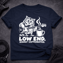 Highly Caffeinated T Shirt Gift For Bass Player