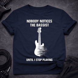 Until I Stop Playing T Shirt Gift For Bass Player