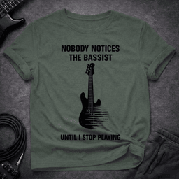 Until I Stop Playing T Shirt Gift For Bass Player
