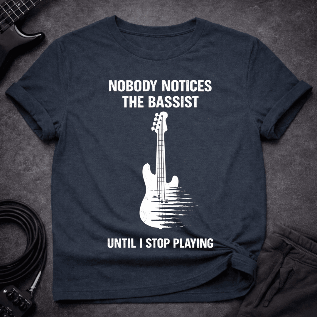 Until I Stop Playing T Shirt Gift For Bass Player