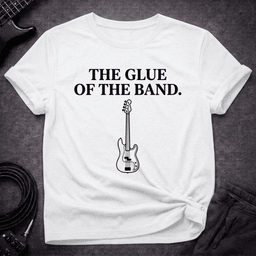 The Glue Of The Band T Shirt Gift For Bass Player
