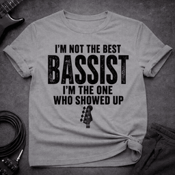 Bassist Work Ethic T Shirt Gift For Bass Player