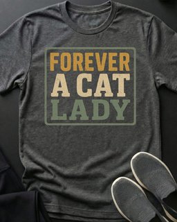 Cat Lady Tee Gift For Cat Lover