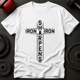 Iron Sharpens Iron T Shirt Gift For Fitness Lover