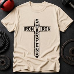 Iron Sharpens Iron T Shirt Gift For Fitness Lover