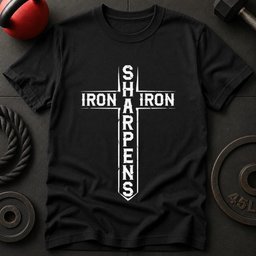 Iron Sharpens Iron T Shirt Gift For Fitness Lover