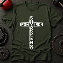 Iron Sharpens Iron T Shirt Gift For Fitness Lover