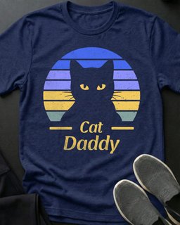 Cat Daddy Tee Gift For Cat Lover
