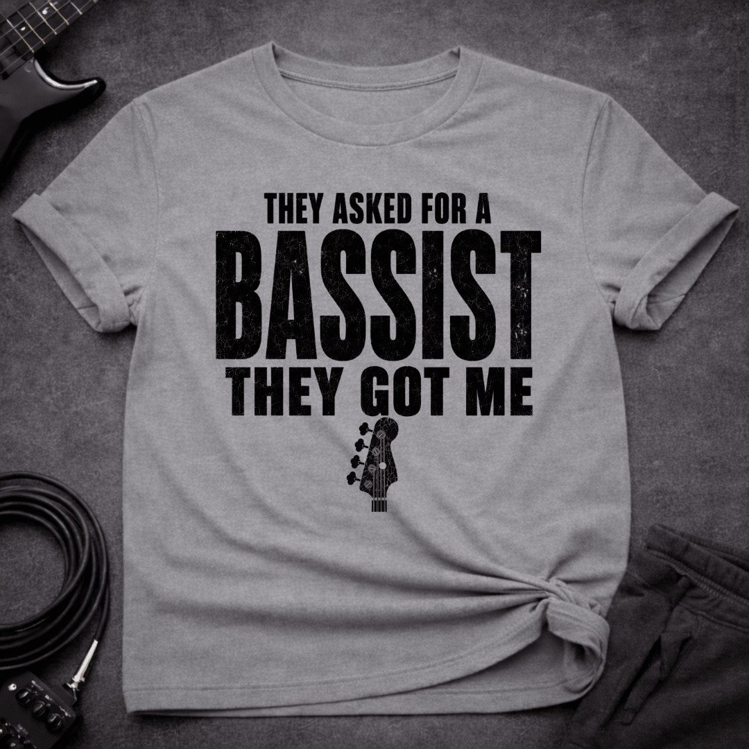 Asked For Bassists T Shirt Gift For Bass Player