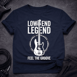 Low End Legend T Shirt Gift For Bass Player
