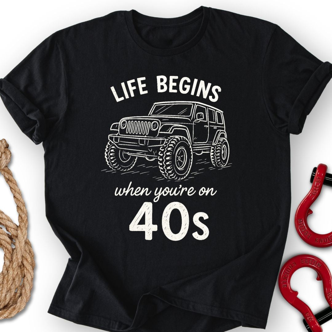 When On 40s T Shirt Gift For Offroad Enthusiast