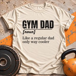 Gym Dad T Shirt Gift For Dad
