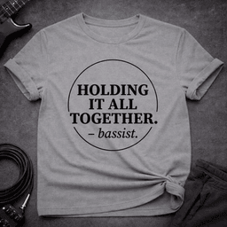 Holding IT Together T Shirt Gift For Bass Player