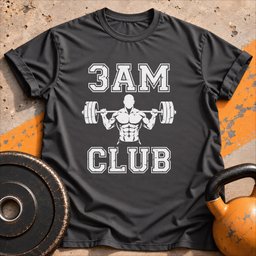3am Club Gym T Shirt Gift For Fitness Lover