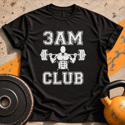 3am Club Gym T Shirt Gift For Fitness Lover