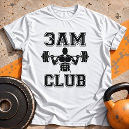 3am Club Gym T Shirt Gift For Fitness Lover