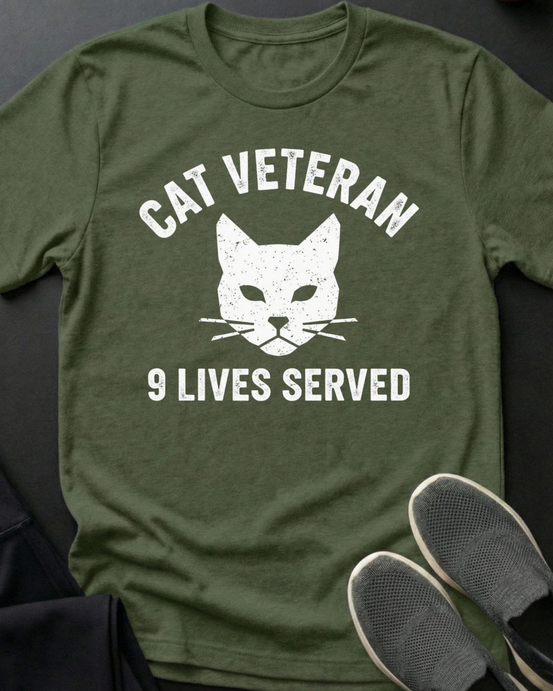 Cat Veteran Tee Gift For Cat Lover