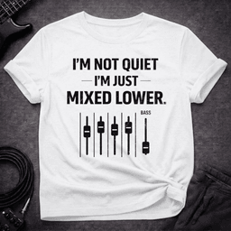 Just Mixed Lower T Shirt Gift For Bass Player