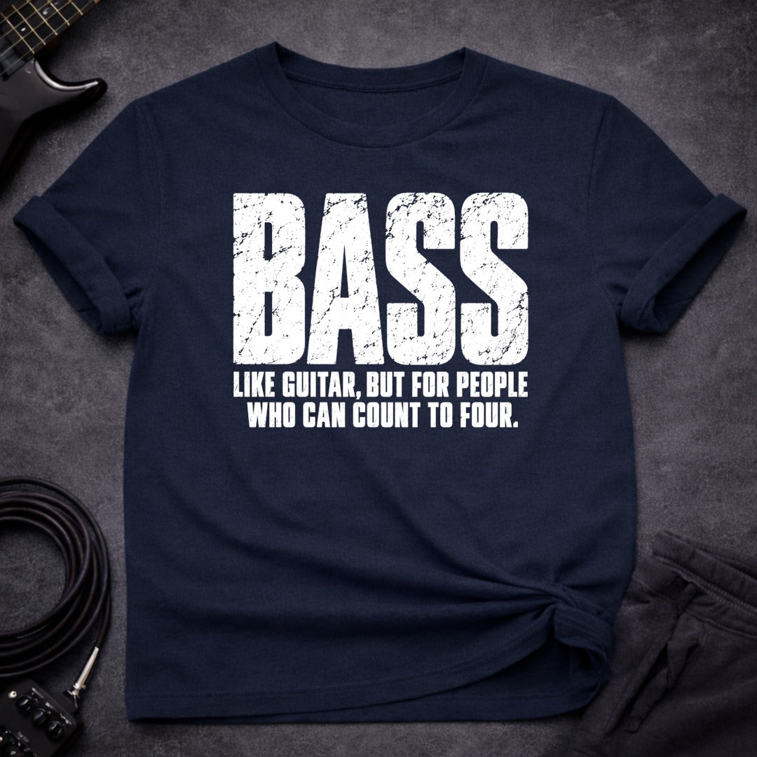 For People Who Count T Shirt Gift For Bass Player