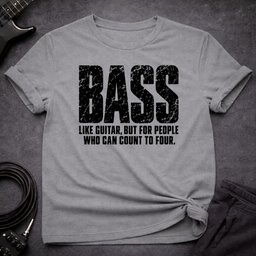 For People Who Count T Shirt Gift For Bass Player