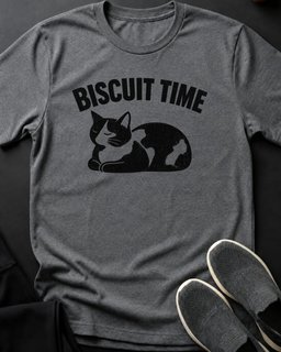 Biscuit Time Tee Gift For Cat Lover