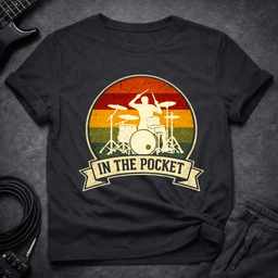 In The Pocket T Shirt Gift For Bass Player