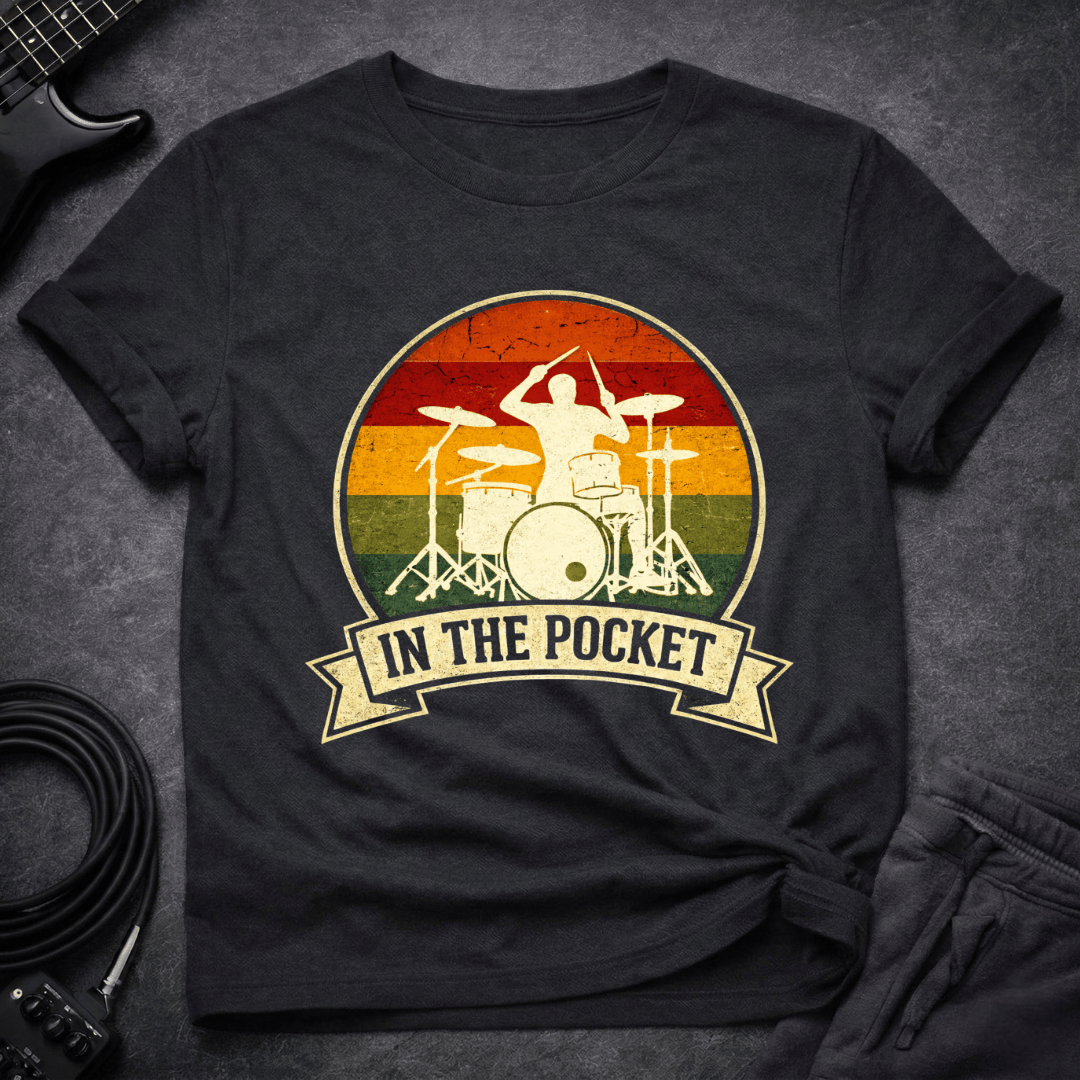 In The Pocket T Shirt Gift For Bass Player