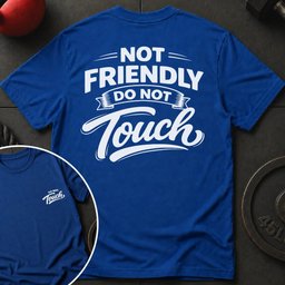 Not Friendly T Shirt Gift For Fitness Lover