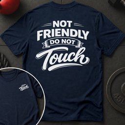 Not Friendly T Shirt Gift For Fitness Lover