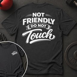 Not Friendly T Shirt Gift For Fitness Lover
