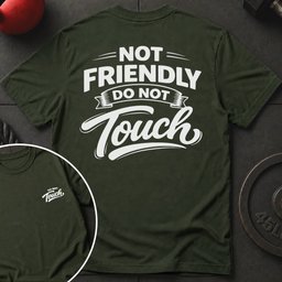 Not Friendly T Shirt Gift For Fitness Lover