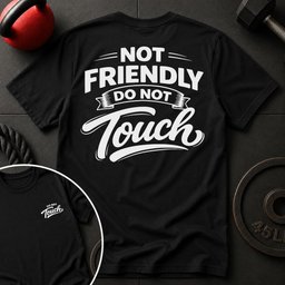 Not Friendly T Shirt Gift For Fitness Lover