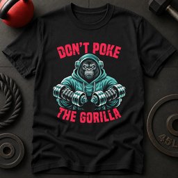Dont Poke The Gorilla T Shirt Gift For Fitness Lover
