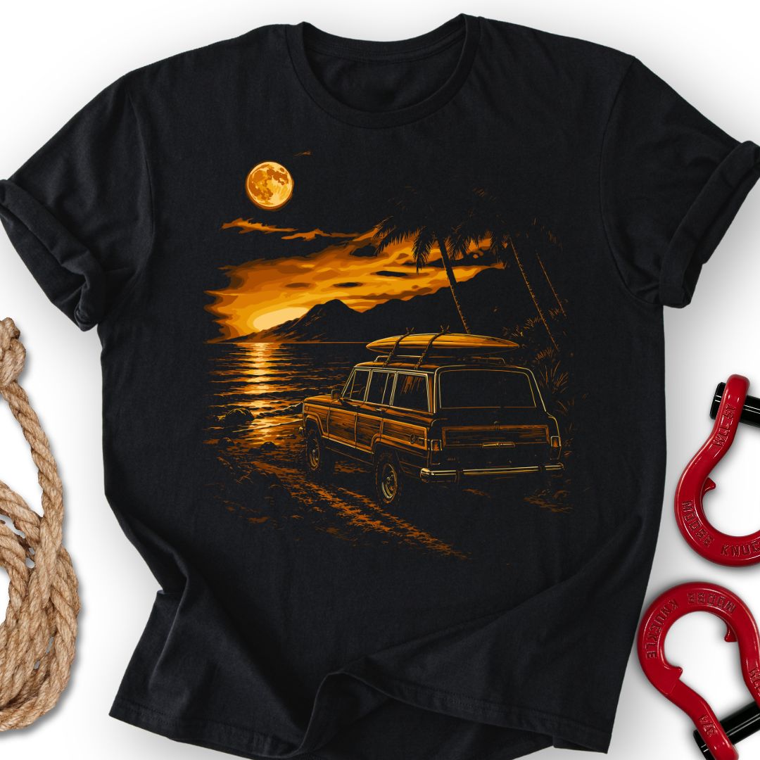 Woodie Sunset T Shirt Gift For Offroad Enthusiast
