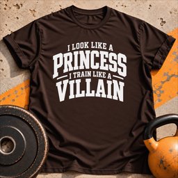 Train Like Villain T Shirt Gift For Fitness Lover