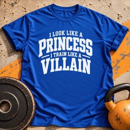Train Like Villain T Shirt Gift For Fitness Lover
