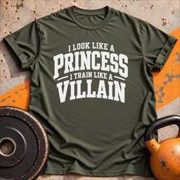 Train Like Villain T Shirt Gift For Fitness Lover