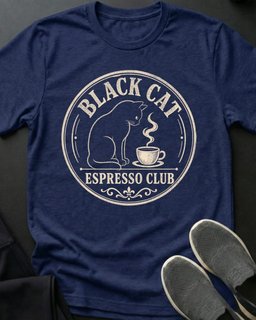 Expresso Club Tee Gift For Cat Lover