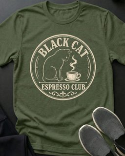Expresso Club Tee Gift For Cat Lover