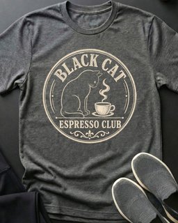 Expresso Club Tee Gift For Cat Lover